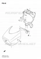 SUPPORT   CARENAGES DE PHARE pour Suzuki MARAUDER 800 2010