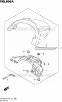 CAPOT DE SELLE (VZR1800BZL5 E28) pour Suzuki MARAUDER 1800 2015
