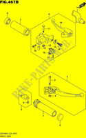 ENSEMBLE LEVIERS   POIGNEES (VZR1800BZL5 E24) pour Suzuki MARAUDER 1800 2015