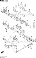 ENSEMBLE SELECTEUR DE VITESSES pour Suzuki INTRUDER 1800 2015