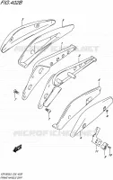 SUPPORT ARRIERE (VZR1800BZL6 E38) pour Suzuki INTRUDER 1800 2016