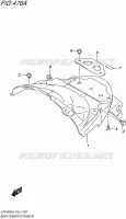 BAVETTE ARRIERE pour Suzuki BOULEVARD 1800 2016
