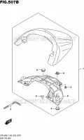 CAPOT DE SELLE (FOR PGZ) (VZR1800BZL7 E03) pour Suzuki BOULEVARD 1800 2017