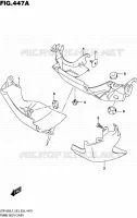CARENAGES (VZR1800L7 E28) pour Suzuki BOULEVARD 1800 2017