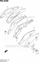SUPPORT ARRIERE (VZR1800BZL7 E33) pour Suzuki BOULEVARD 1800 2017