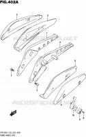 SUPPORT ARRIERE (VZR1800L7 E28) pour Suzuki BOULEVARD 1800 2017