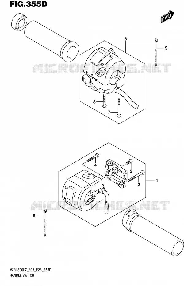 COMMODOS (VZR1800BZL7 E33) Suzuki MOTO 1800 BOULEVARD 2017  VZR1800 L7/VZR1800BZ L7 (E03,E28,E33)