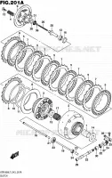 EMBRAYAGE (VZR1800L7 E43) pour Suzuki BOULEVARD 1800 2017