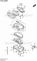 COMPTEUR (VZR1800BZL6 E02) pour Suzuki INTRUDER 1800 2016