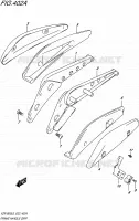 SUPPORT ARRIERE (VZR1800L6 E19) pour Suzuki INTRUDER 1800 2016