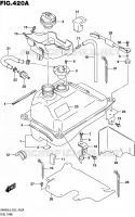 RESERVOIR D'ESSENCE pour Suzuki BURGMAN 400 2018