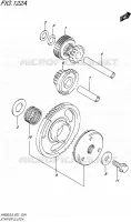 ROUE LIBRE DE DEMARREUR pour Suzuki BURGMAN 650 2018