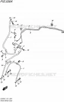 DURITE DE FREIN AVANT pour Suzuki V-STROM 650 2017