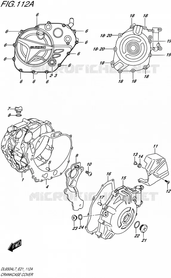 CARTER Suzuki MOTO 650 V-STROM 2017  DL650XAL7 E21