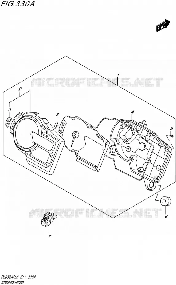 COMPTEUR Suzuki MOTO 650 V-STROM 2018  DL650AP L8 (E11)