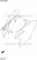 CARENAGES ARRIERE pour Suzuki DR-Z 70 2018