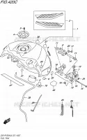RESERVOIR D'ESSENCE1000RZAL8 E21) pour Suzuki GSX-R 1000 2018