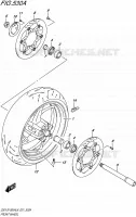 ROUE AVANT (GSX S1000AL8 E21) pour Suzuki GSX-S 1000 2018