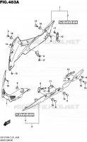 CARENAGES INFERIEUR (FLANCS) pour Suzuki GSX-S 750 2017