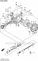 CARDAN   COUPLE CONIQUE pour Suzuki KINGQUAD 500 2017