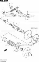 TRANSMISSION (2) pour Suzuki QUADSPORT 50 2018
