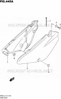 CARENAGES ARRIERE pour Suzuki RM 85 2018