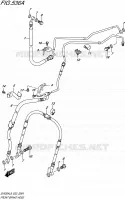 DURITE DE FREIN AVANT pour Suzuki SV 650 2018