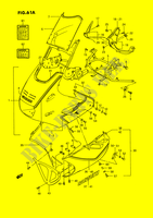 CARENAGE TETE DE FOURCHE (MODELE L 24V) pour Suzuki GSX-F 1100 1991