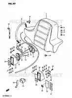 DOSSERET   HAUT PARLEURS GV1400GDG/GTG/GDH/GDJ pour Suzuki CAVALCADE 1400 1986