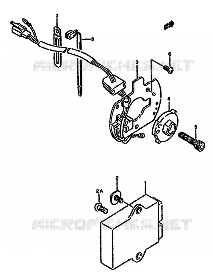 ALTERNATEUR (MODELE K/L/M/N/P/R/S) Suzuki MOTO 750 GSX-F 1989  GSX750FK(K-T)