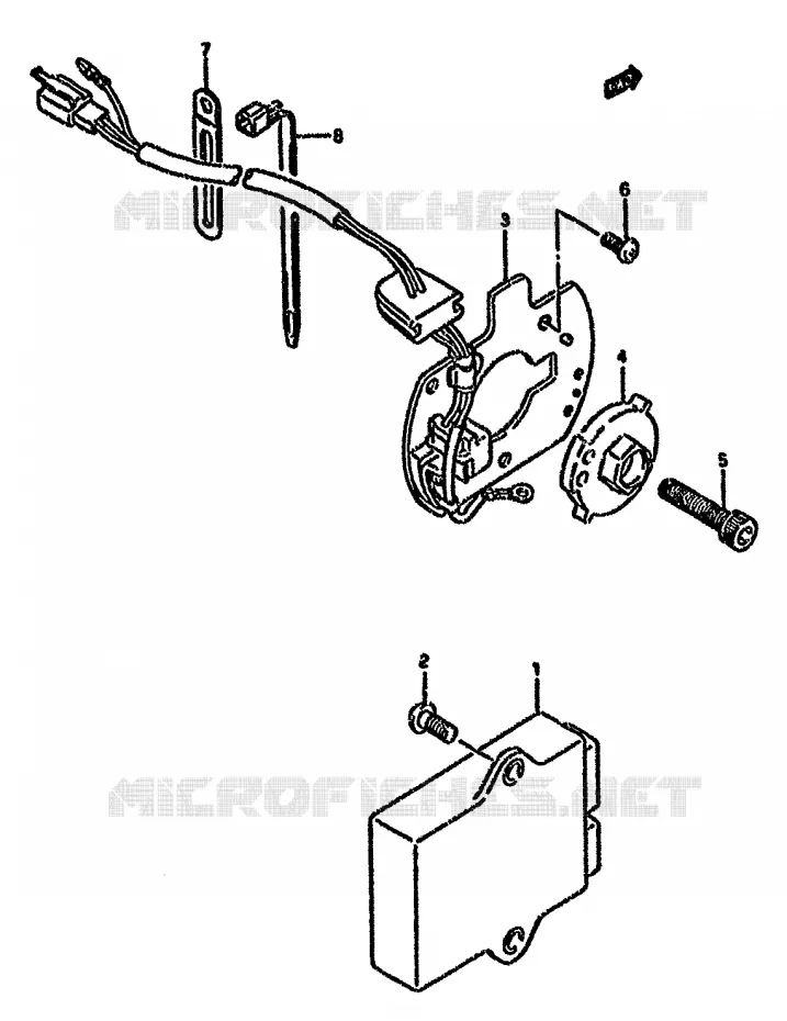 ALTERNATEUR (MODELE T) Suzuki MOTO 750 GSX-F 1991  GSX750FM(K-T)