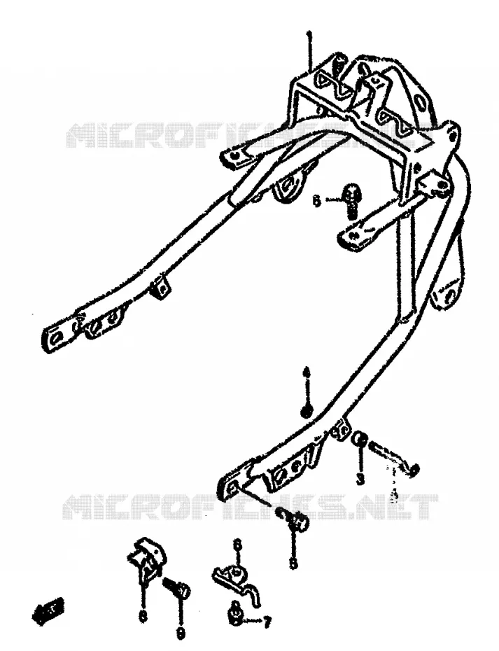 ENSEMBLE LEVIERS - POIGNEES Suzuki MOTO 750 GSX-F 1989  GSX750FK(K-T)