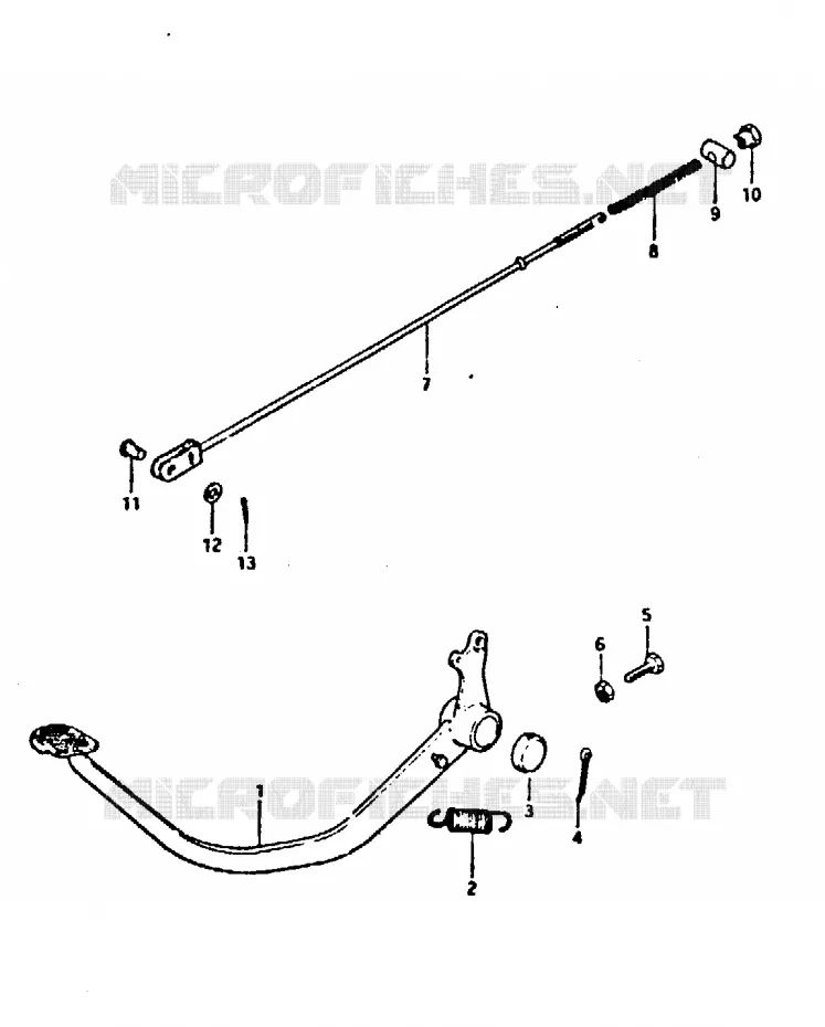 FREIN ARRIERE Suzuki MOTO 250 GT 1999  GT250X(N/X)