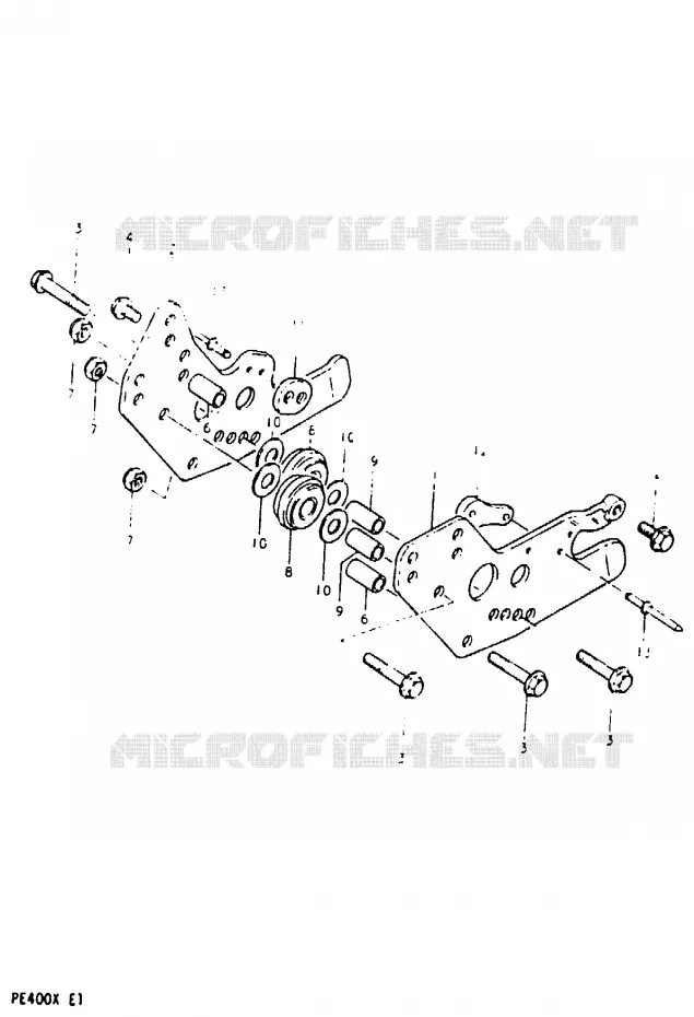 GUIDE CHAINE (PE400T) Suzuki MOTO 400 PE 1999  PE400X(T/X)