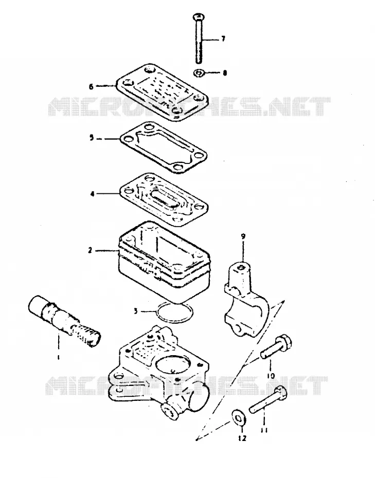 MAITRE CYLINDRE AVANT Suzuki MOTO 400 GSX 1981  GSX400EX(T/X)