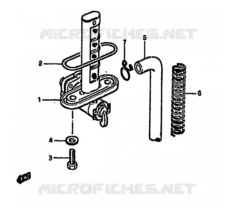 ROBINET D'ESSENCE Suzuki MOTO 750 GSX-S 1982  GSX750SZ