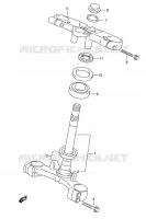 COLONNE DE DIRECTION (MODELE K3) pour Suzuki GSX-F 600 2002