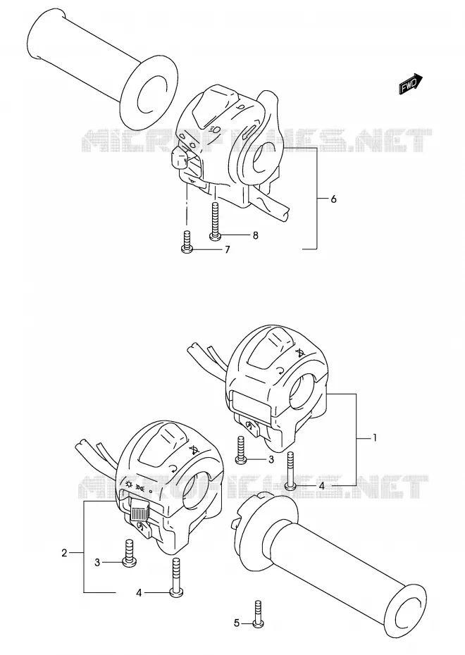 COMMODOS Suzuki MOTO 250 MARAUDER 2002  GZ250K2(P19)