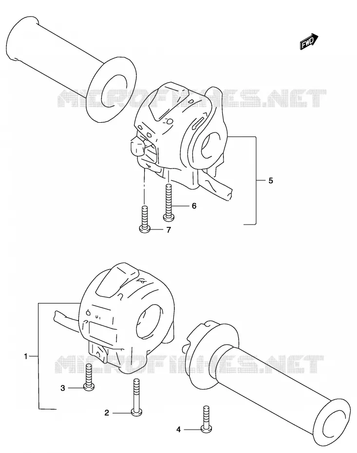 COMMODOS Suzuki MOTO 250 MARAUDER 2002  GZ250K2(P34)