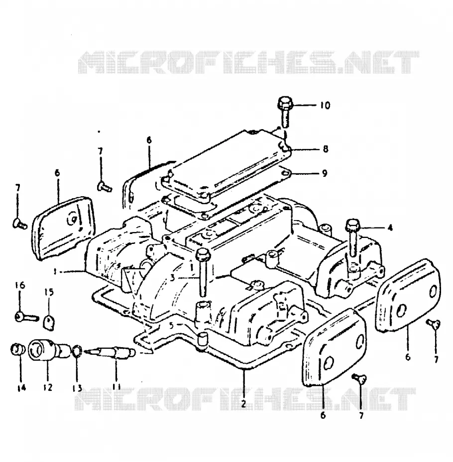 COUVERCLE DE CULASSE Suzuki MOTO 400 GSX 1980  GSX400ET/GSX400ST