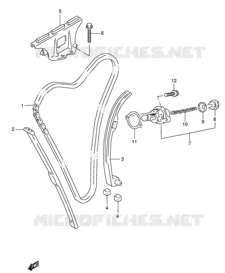 DISTRIBUTION Suzuki MOTO 750 GSX 2000  GSX750Y(E4)