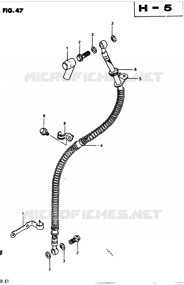 DURITE DE FREIN AVANT Suzuki MOTO 400 GSX 1983  GSX400TD