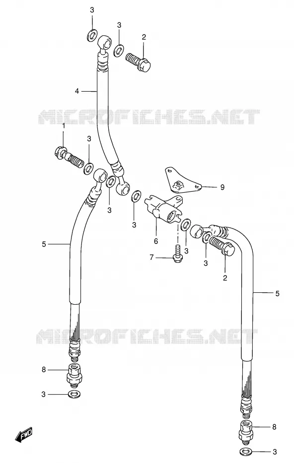 DURITE DE FREIN AVANT Suzuki MOTO 750 GSX-F 1997  GSX750FV(E4)