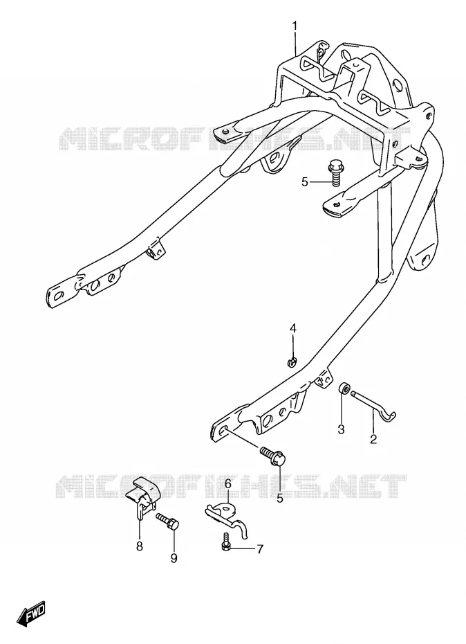 ENSEMBLE LEVIERS - POIGNEES Suzuki MOTO 750 GSX-F 1994  GSX750FR(E2)