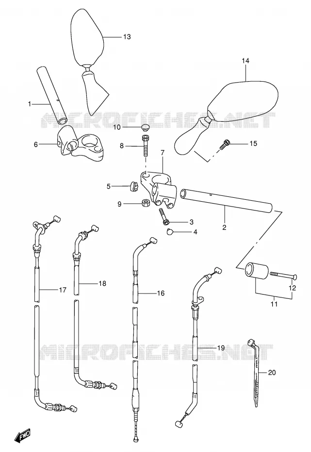 GUIDON Suzuki MOTO 600 GSX-F 2000  GSX600FY(E2)