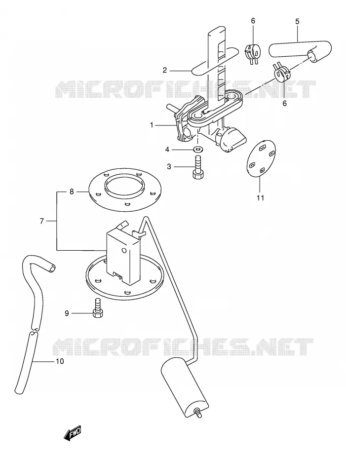 ROBINET D'ESSENCE Suzuki MOTO 750 GSX-F 2000  GSX750FY(E2)