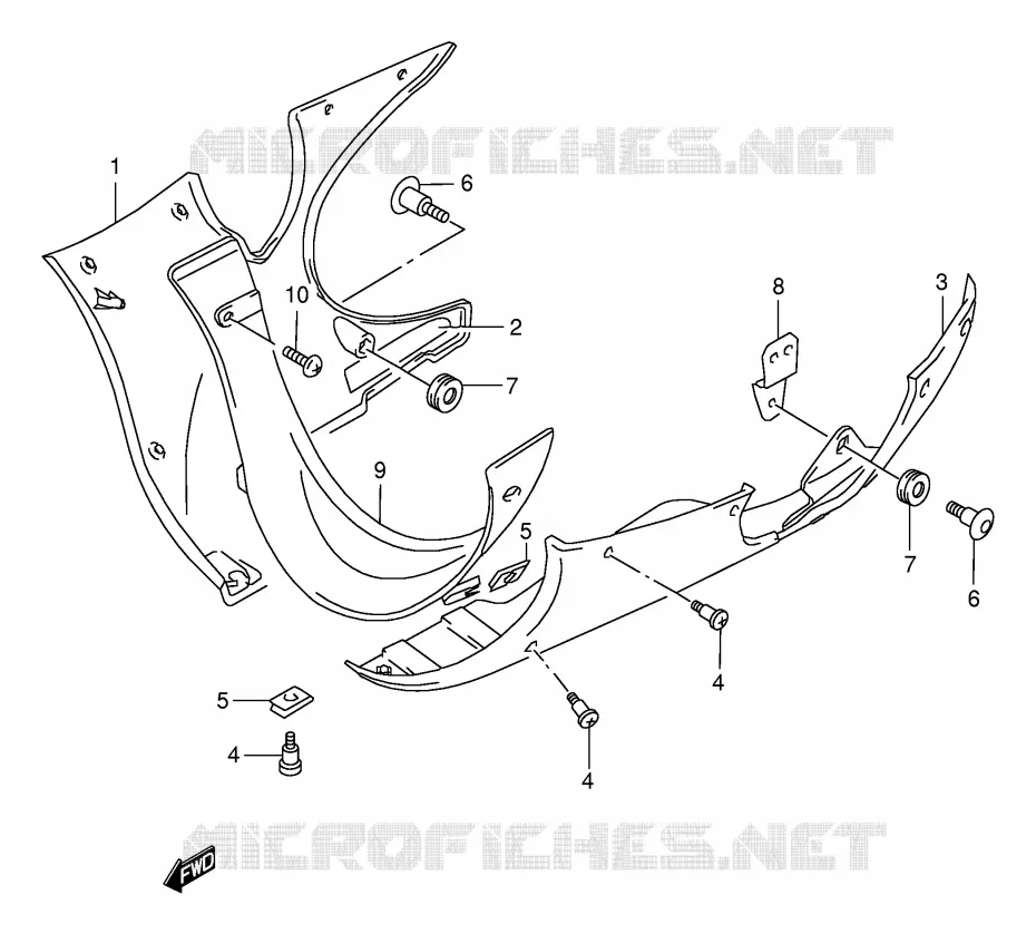 SABOT Suzuki MOTO 600 GSX-F 1998  GSX600FW(E2)