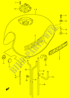 RESERVOIR D'ESSENCE pour Suzuki GSX 750 2001