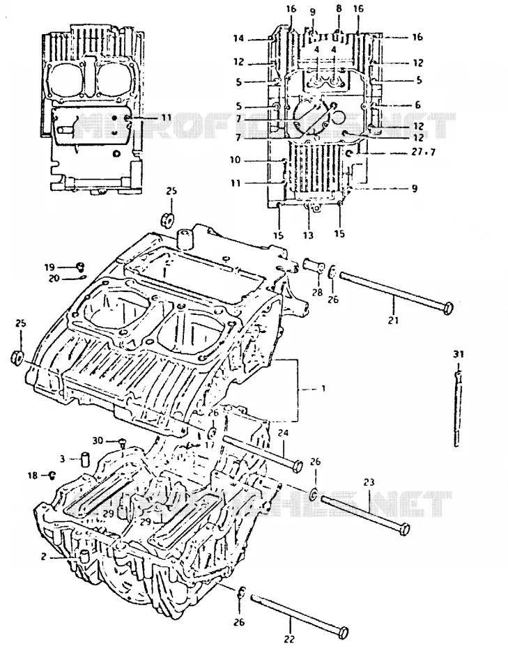CARTER Suzuki MOTO 400 GSX 1981  GSX400TX