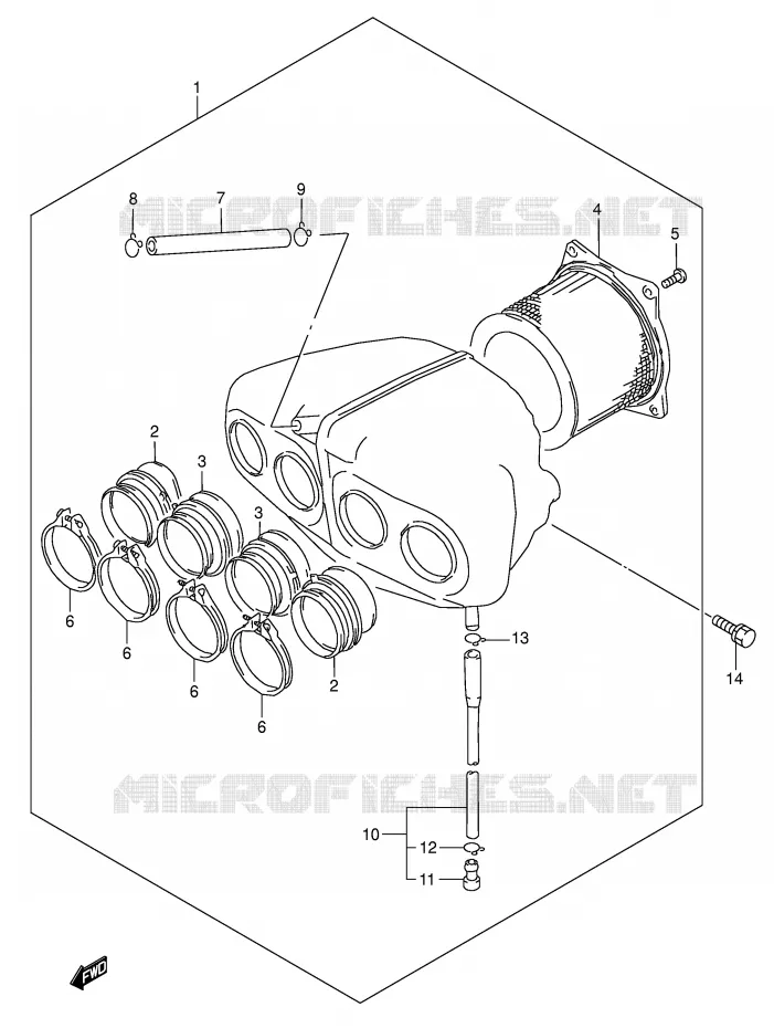 FILTRE A AIR Suzuki MOTO 600 GSX-F 2005  GSX600FK5(E2)